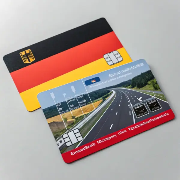 Deutsche Autobahn-Mautkarte A1